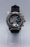Vintage Timberland Chronograph Men’s Watch Black Dial Japan Quartz Compass Bezel