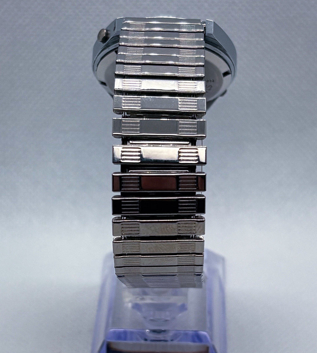 Vintage 1970s National Semiconductor LCD Digital Watch 107925 WA - New Battery