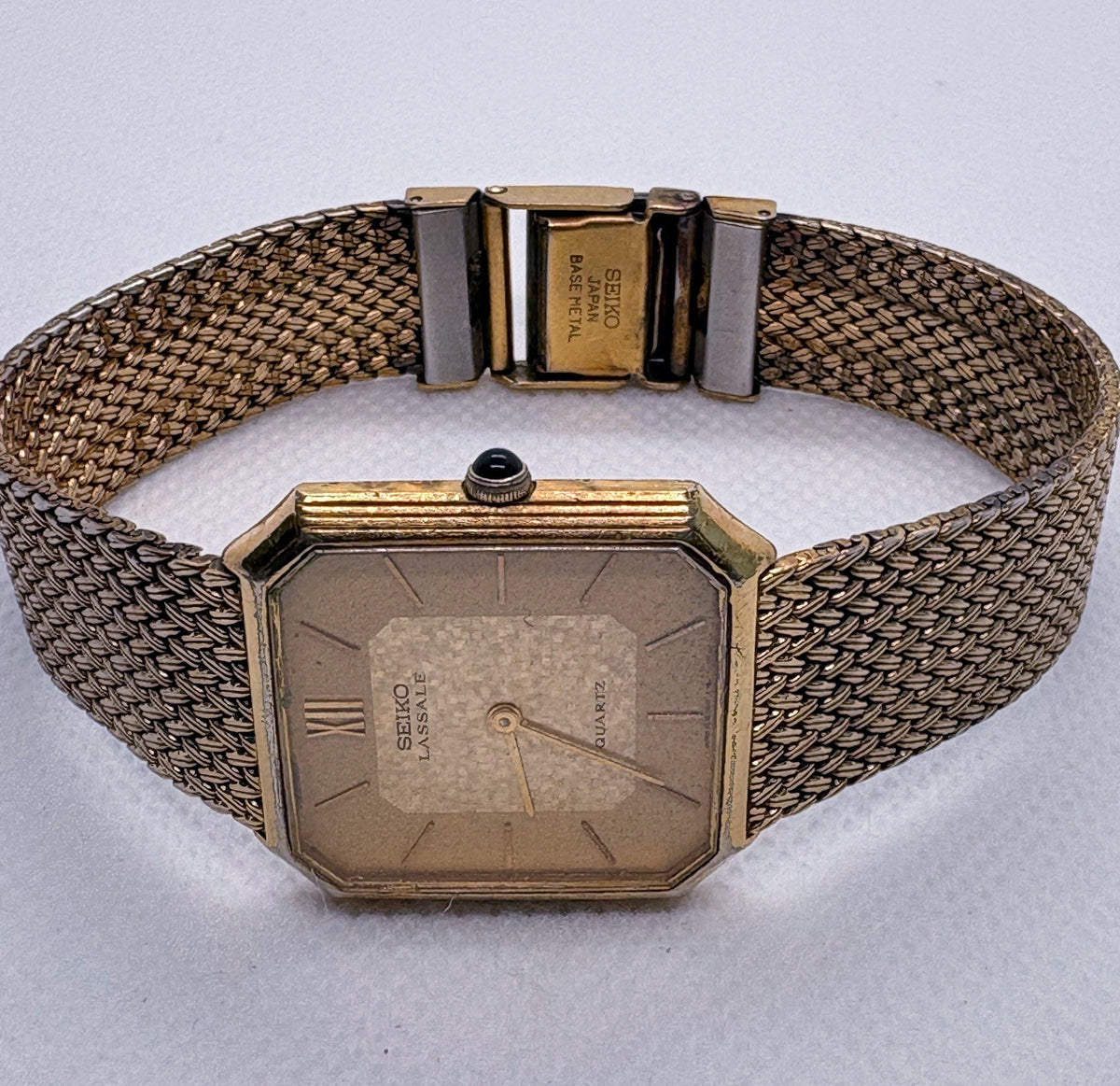Vintage 1981 Seiko Lassale 5930-5209 Octagon Men's Dress Watch - New Battery
