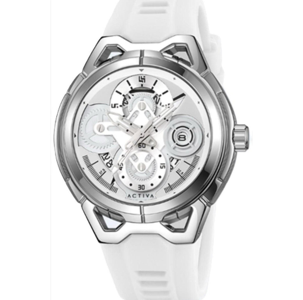 Invicta - Activa Drift X - Men's Watch - 44mm - White - Silver Case ACW9349-008
