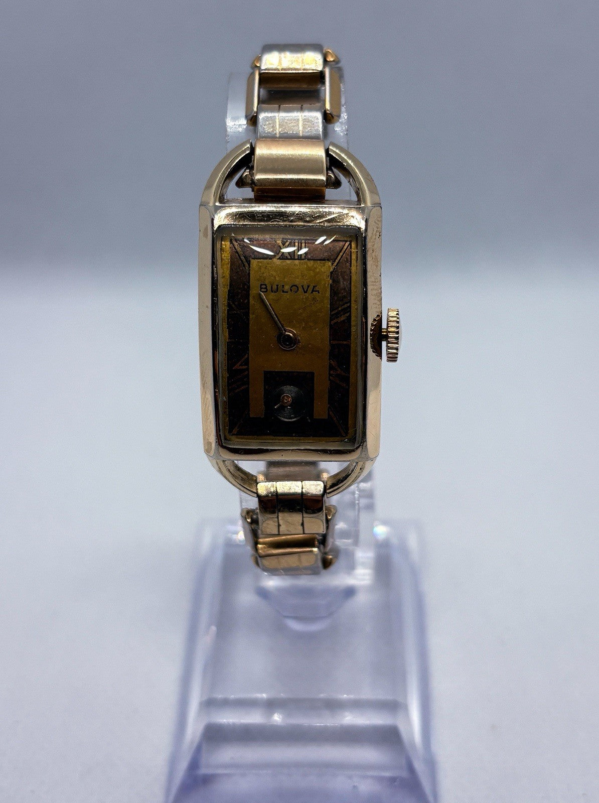1939 Bulova American Eagle Hooded 10K GF 21J 7AP Manual Wind Vintage Men Watch