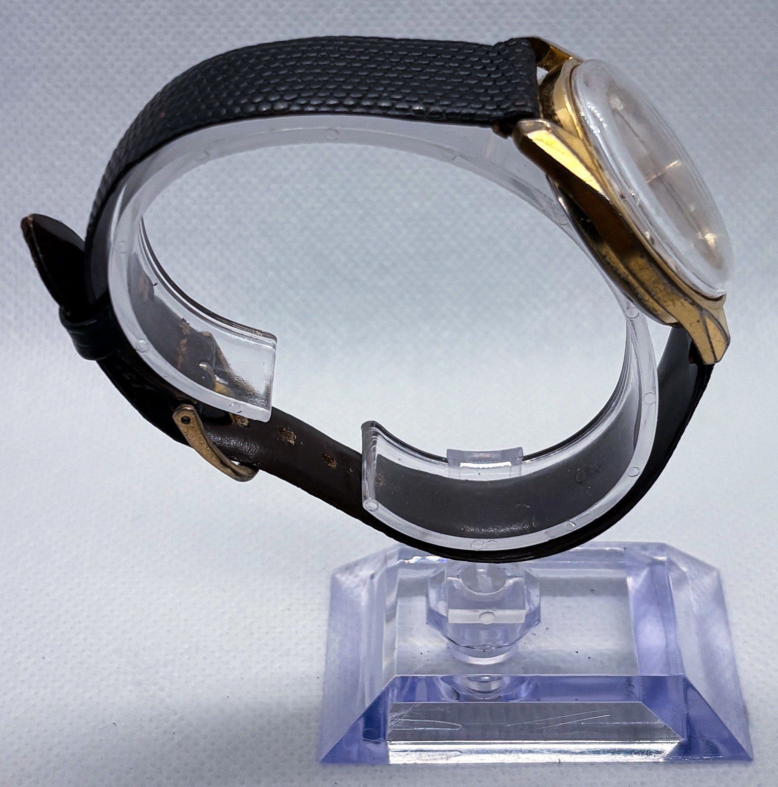 Vintage 1960s Dufonte by Lucien Piccard Swiss Manual Wind Men's Dress Watch