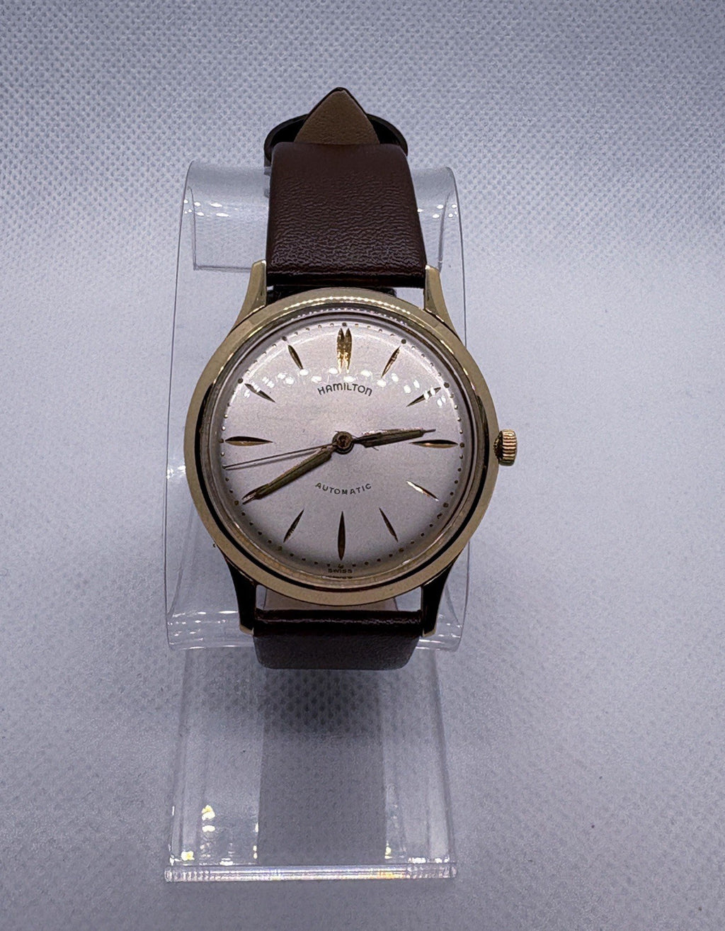 Vintage Hamilton Thin-O-Matic Cal 666 Micro Rotor Automatic Watch 10K GF Bezel