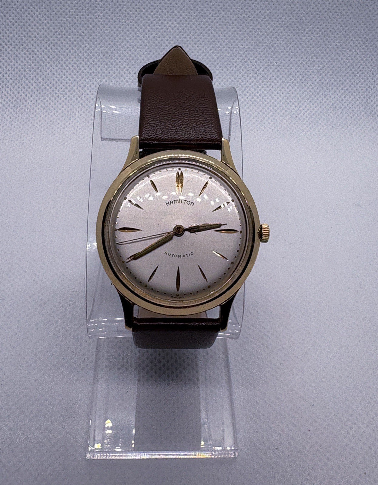 Vintage Hamilton Thin-O-Matic Cal 666 Micro Rotor Automatic Watch 10K GF Bezel