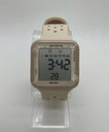 Armitron Unisex LCD Beige Silicone Chronograph Watch 40/8417PBH + Free LCD Watch