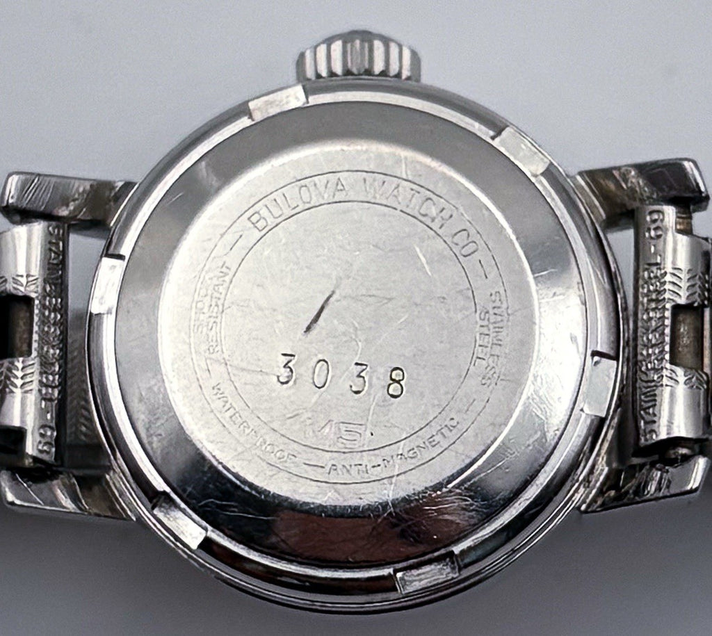 Vintage Bulova 1965 Automatic Ladies Watch M5 6CMAC 17J Stainless Steel Runs