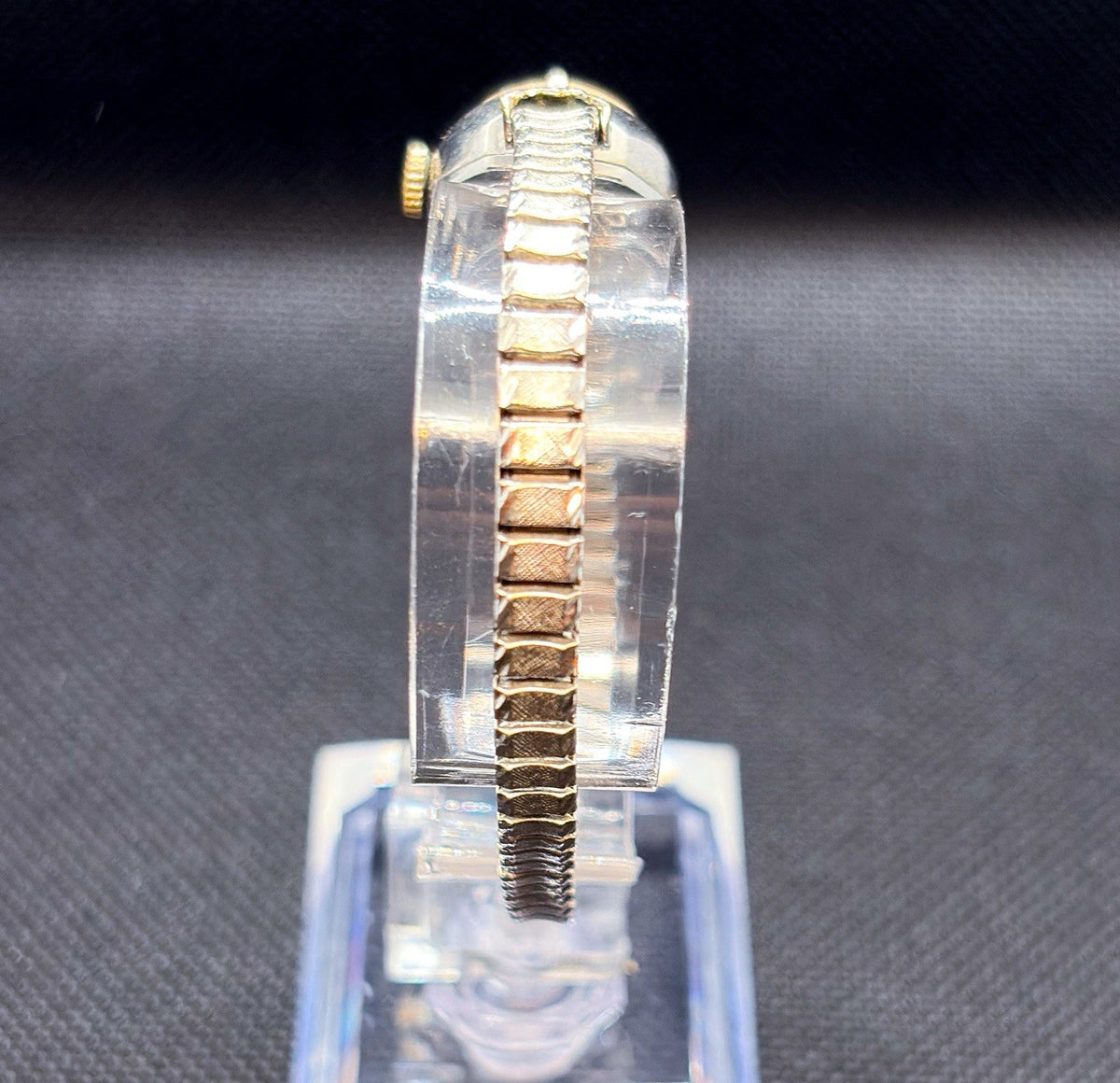 Vintage 1960 Elgin Ladies Cocktail Watch 17J Manual Hand Wind 10K RGP Bezel 3614