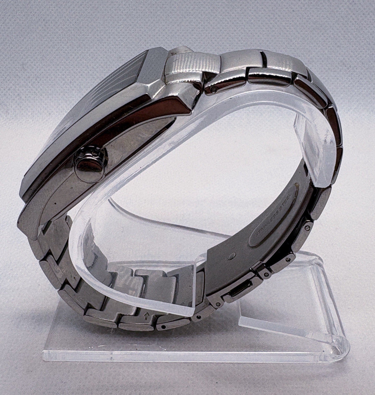 Kenneth Cole NY KC3773  Men's Tank Automatic Skeleton SS Bracelet Dress Watch