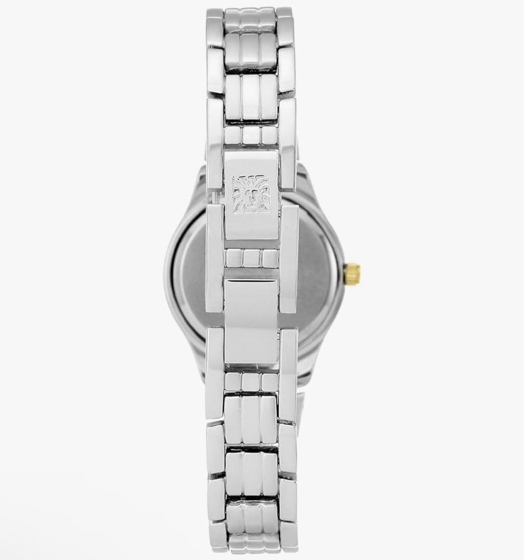 Anne Klein Quartz Ladie's Watch 28mm Silver Dial Two Tone Bracelet 10/5491SVTT