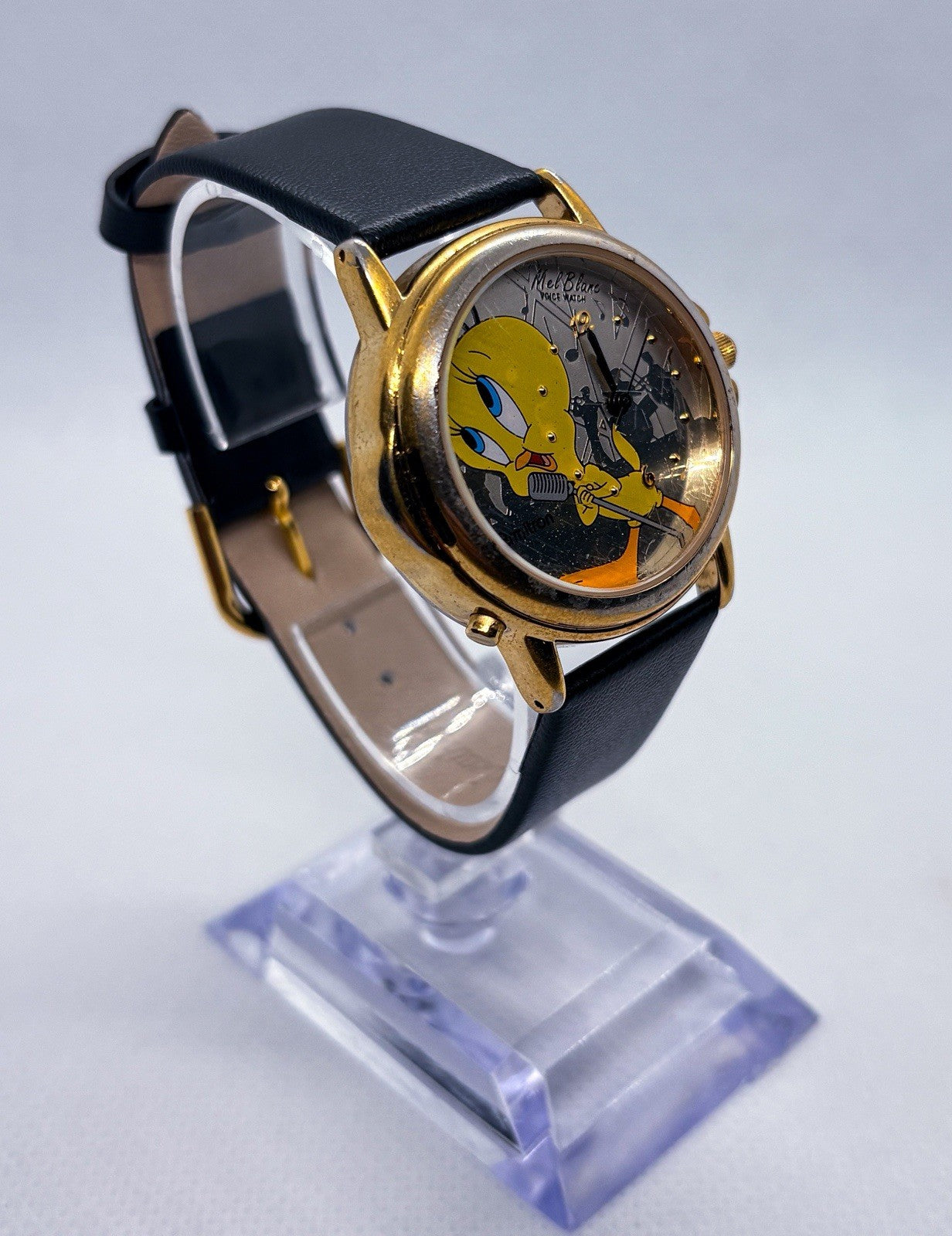 Vtg 1993 Armitron Looney Tunes Tweety Bird Mel Blanc Voice Watch Fully Working