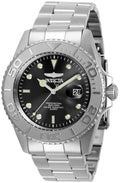 Invicta Pro Diver Men's Watch - Black Dial - 43mm - Stainless Steel Band 29944