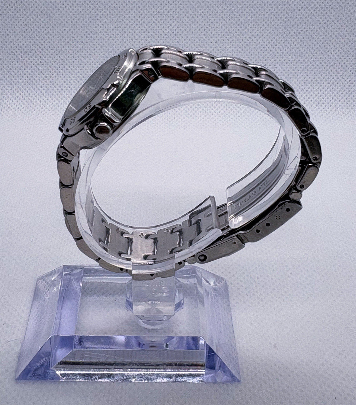 Vintage 1999 Bulova Marine Star 96M24 Ladies 25mm Diver Watch Black Roman Works