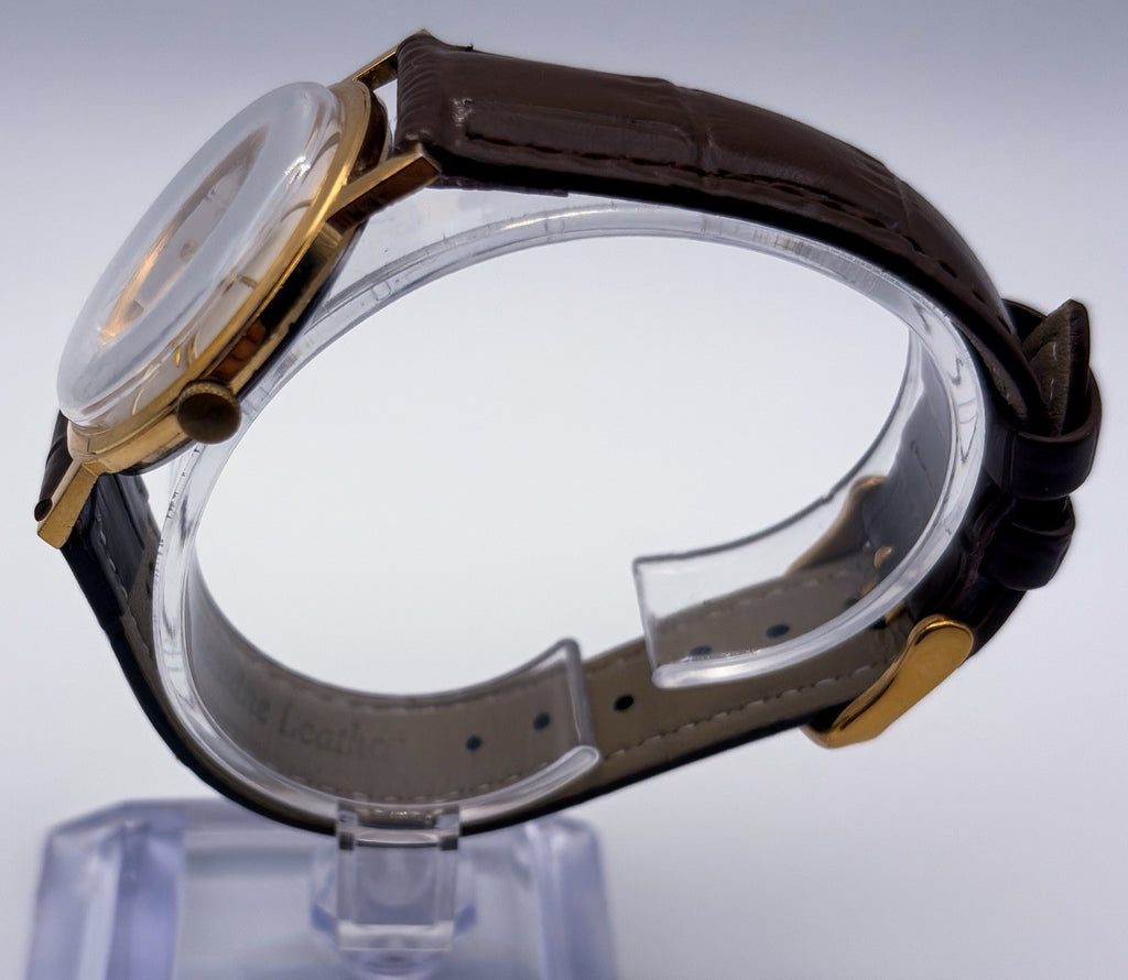 Vintage Guildcraft by Gruen 17 Jewels Mechanical Manual Wind Dress Mens Watch
