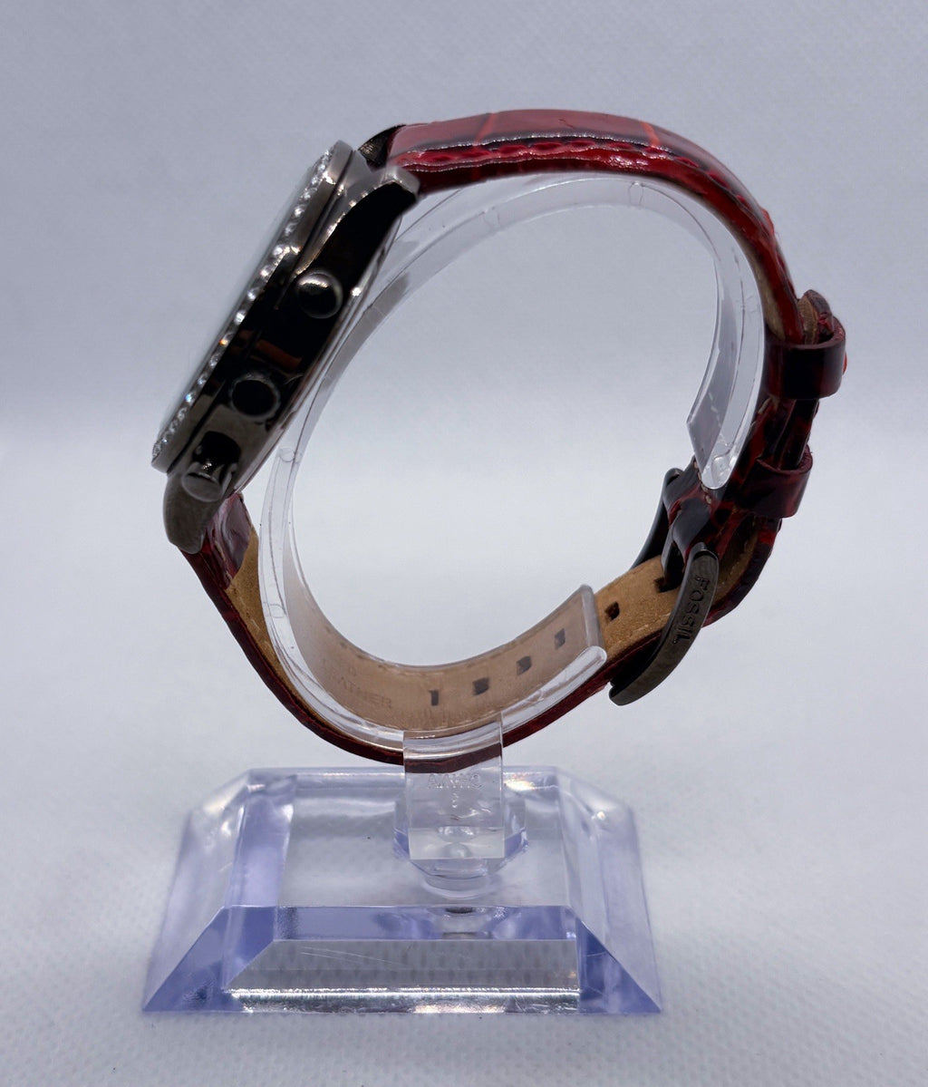 Fossil Arkitekt Women’s Chronograph Watch 36mm MOP Dial With Date ES-1649