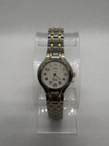 Timex Linwood Street Women’s Quartz Date Watch 25mm Case Gold Silver Two Tone