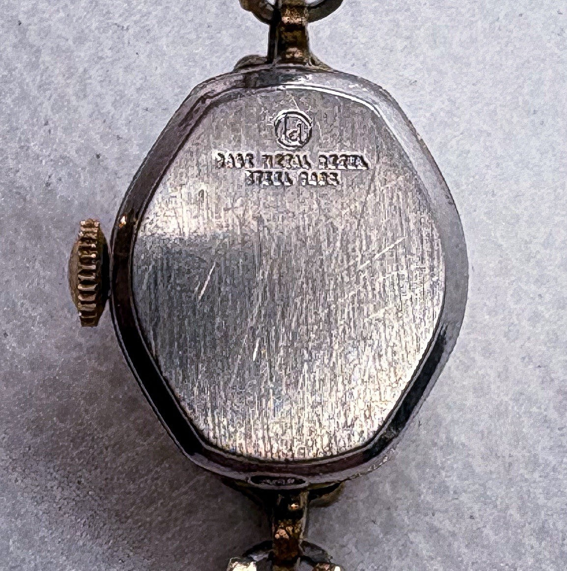 Vintage 1960s Waltham Ladies Cocktail Watch 17 Jewel Manual Wind 17mm Gold Tone
