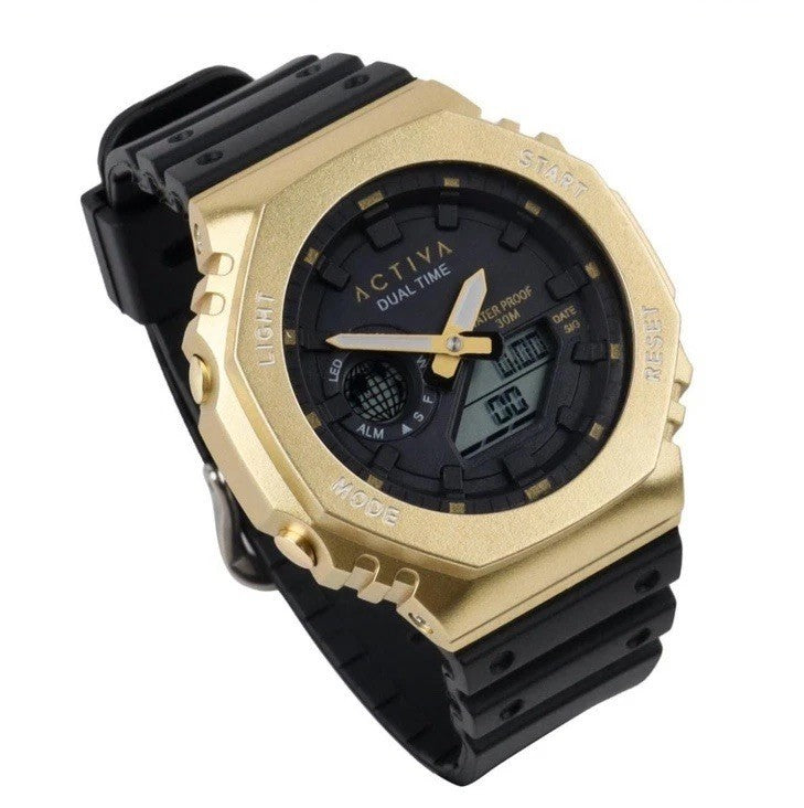Activa Recon X Invicta Digital Unisex Watch - 45.5mm, Black Strap ACW423-008