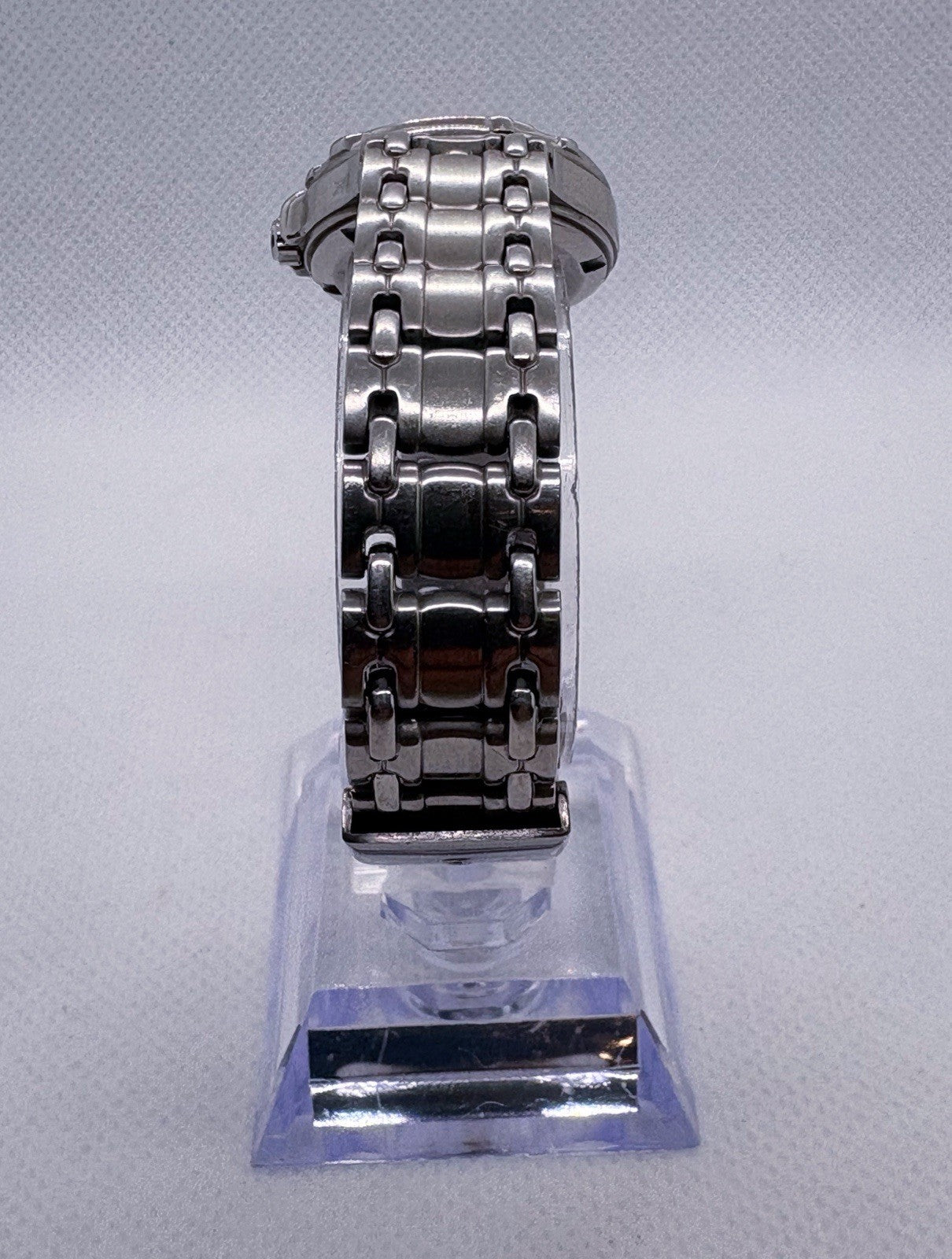 Vintage 1999 Bulova Marine Star 96M24 Ladies 25mm Diver Watch Black Roman Works