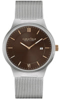 Caravelle New York by Bulova Men's 45B138 Analog Display Quartz Silver Watch