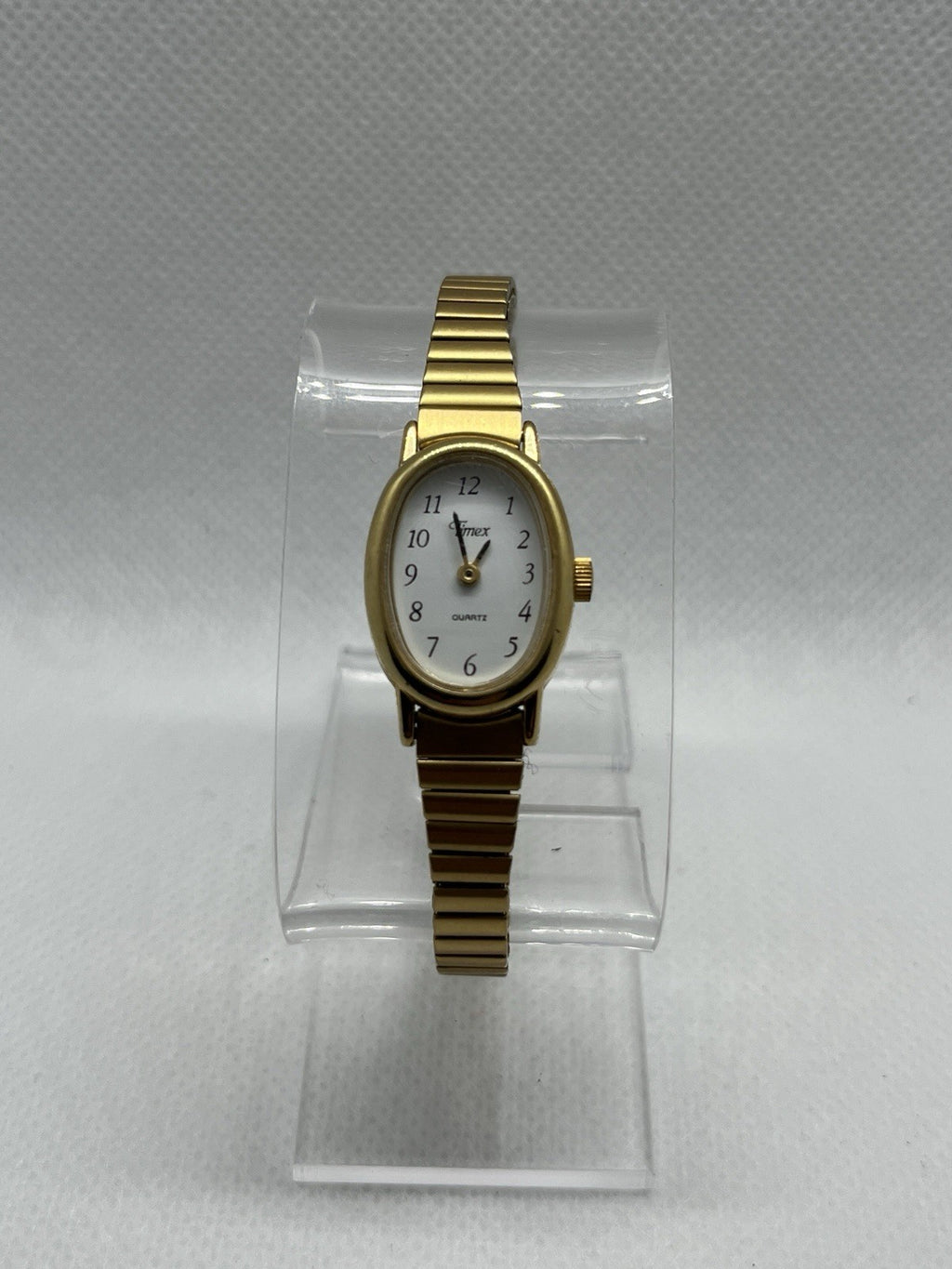 Timex Ladies Petite Watch - Gold Tone - Vintage Style With Expansion Band