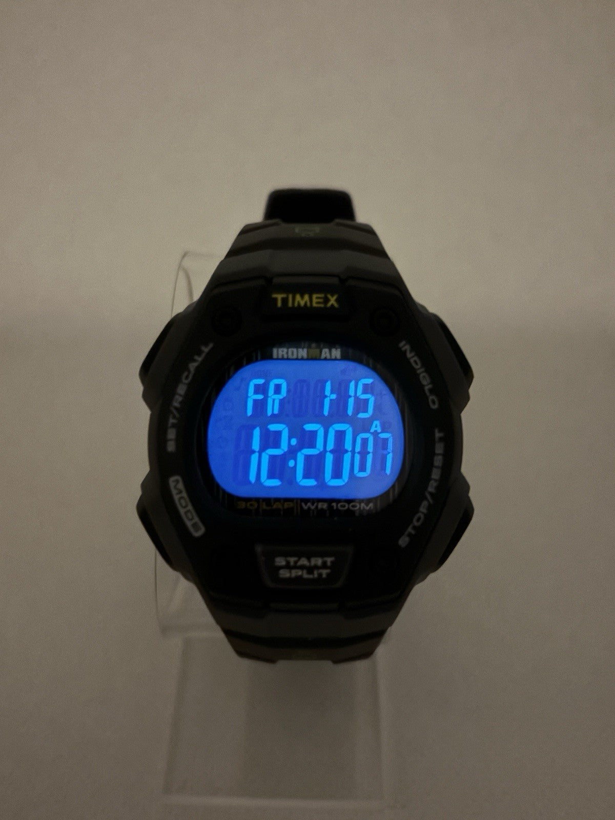 Timex TW5M09500 Men's Full Size Ironman Classic 30 Black Resin Band Watch
