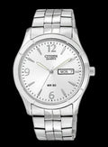 NEW Citizen Classic Silver Dial Stainless Steel Quartz BK3830-51A Men's Watch
