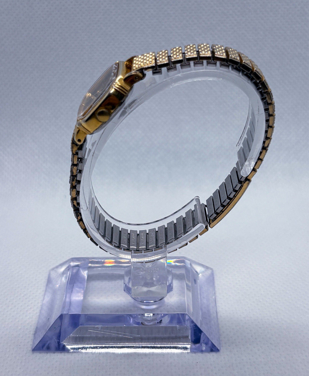 Vintage 1982 Seiko 5421-5011 Ladies Cushion Quartz Watch Speidel Expansion Band
