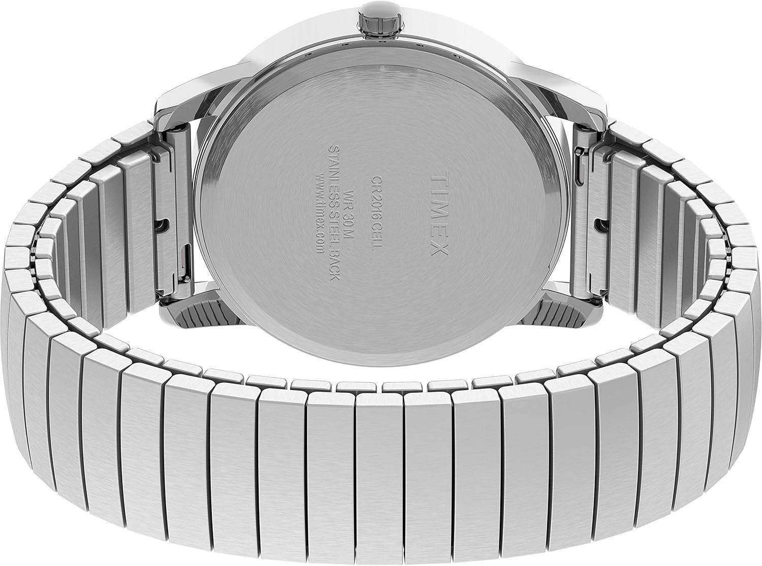 Timex Men's Easy Reader Watch 35mm Silver-Tone Steel Bracelet Plus Leather Band