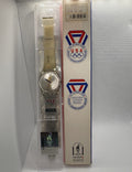 NEVER WORN 1996 Atlanta 100th Olympics Swatch Swiss Quartz Watch in Box GZ150J