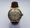 VTG 1960s Waltham 17J Manual Wind Bullseye Pinstripe Gold Plated Mens Watch Runs