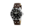 Invicta Pro Diver Men's Watch Black Dial 43mm Case Brown Leather Band  22069