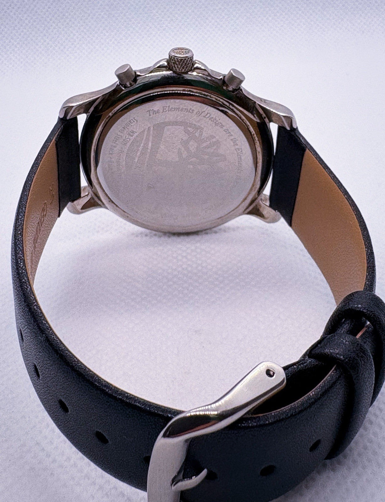 Vintage Timberland Chronograph Men’s Watch Black Dial Japan Quartz Compass Bezel