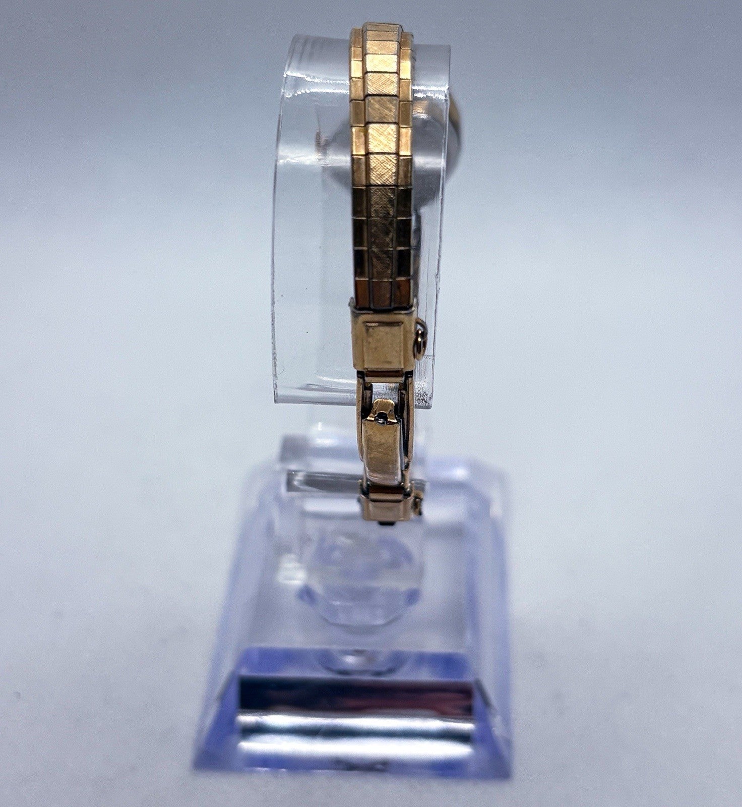 Vintage 1960s Waltham Ladies Cocktail Watch 17 Jewel Manual Wind 17mm Gold Tone