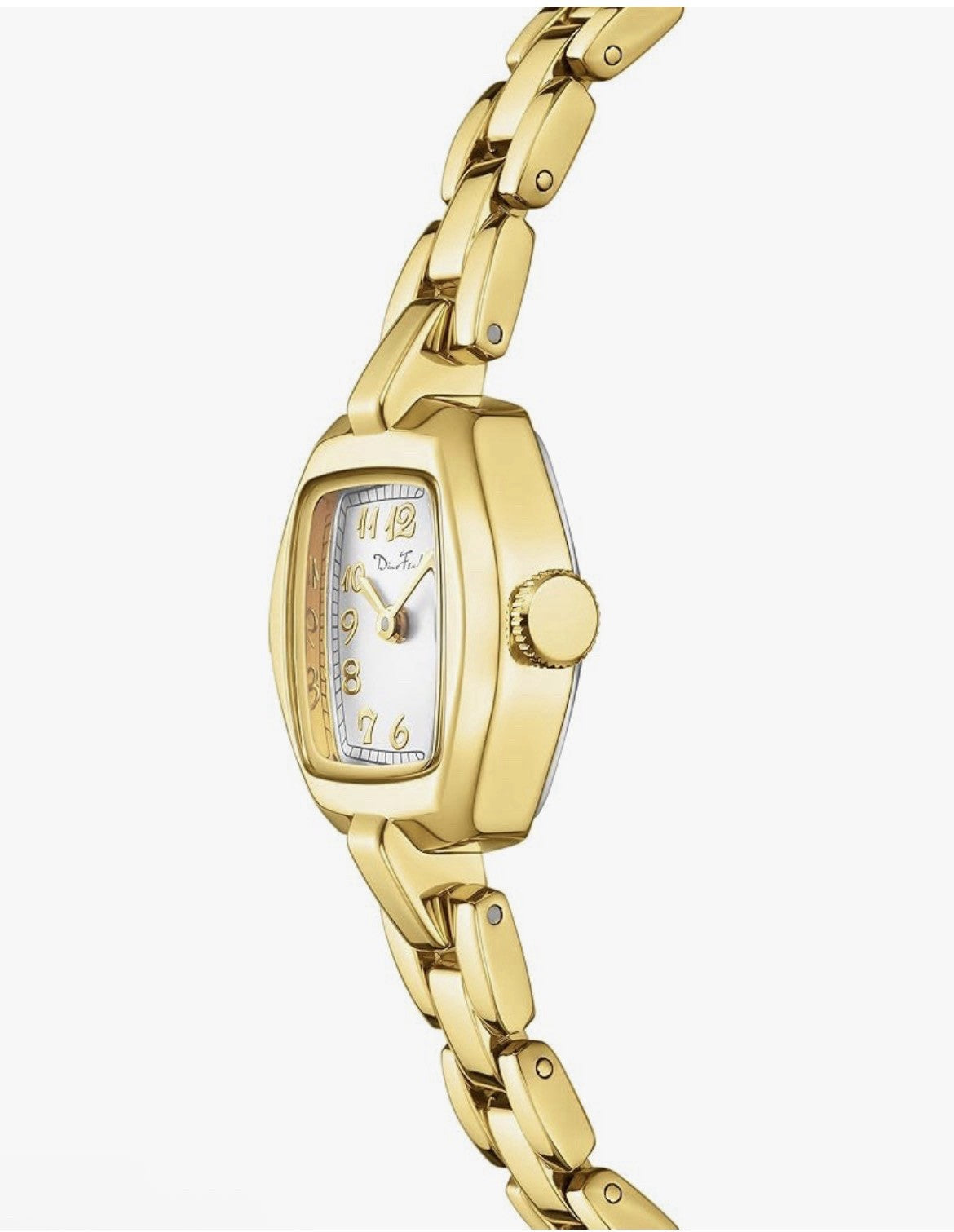 Diaofendi Petite Oval Gold Women’s Gold Watch, Waterproof Elegant NEW