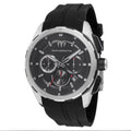 Technomarine Men's Watch Ocean Nomad Chrono Black Dial Silicone Strap 318098 New