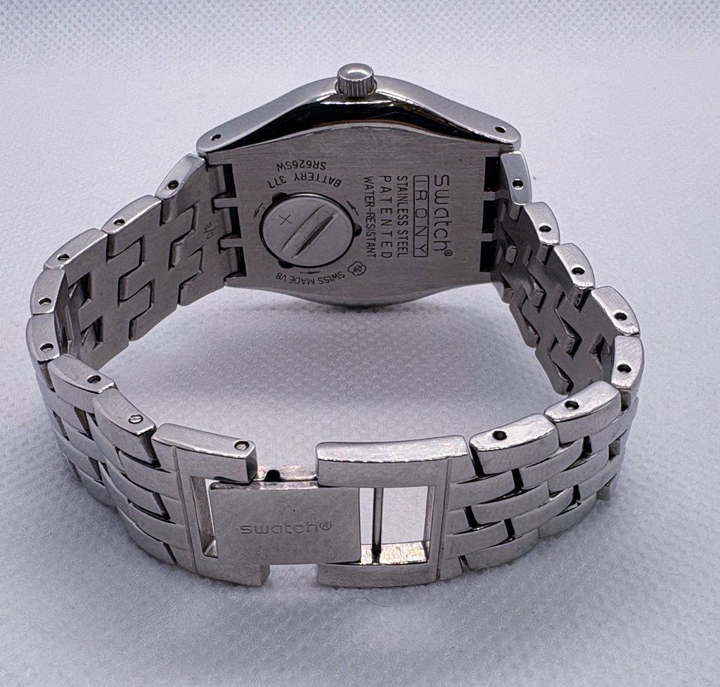 Swatch Irony Medium Watch YLS439G Follow Ways Light Blue Dial Fits 6.25” Wrist