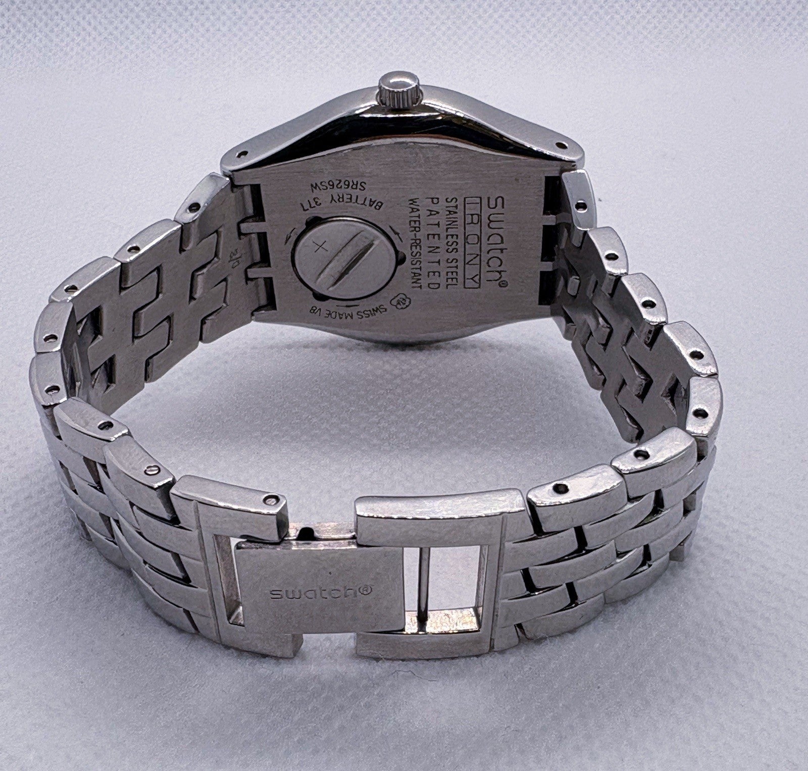 Swatch Irony Medium Watch YLS439G Follow Ways Light Blue Dial Fits 6.25” Wrist