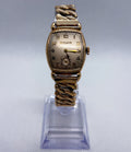 Vintage 1946 Bulova Treasurer 10BA 17J Watch 10K Rolled Gold Plate Tank Working