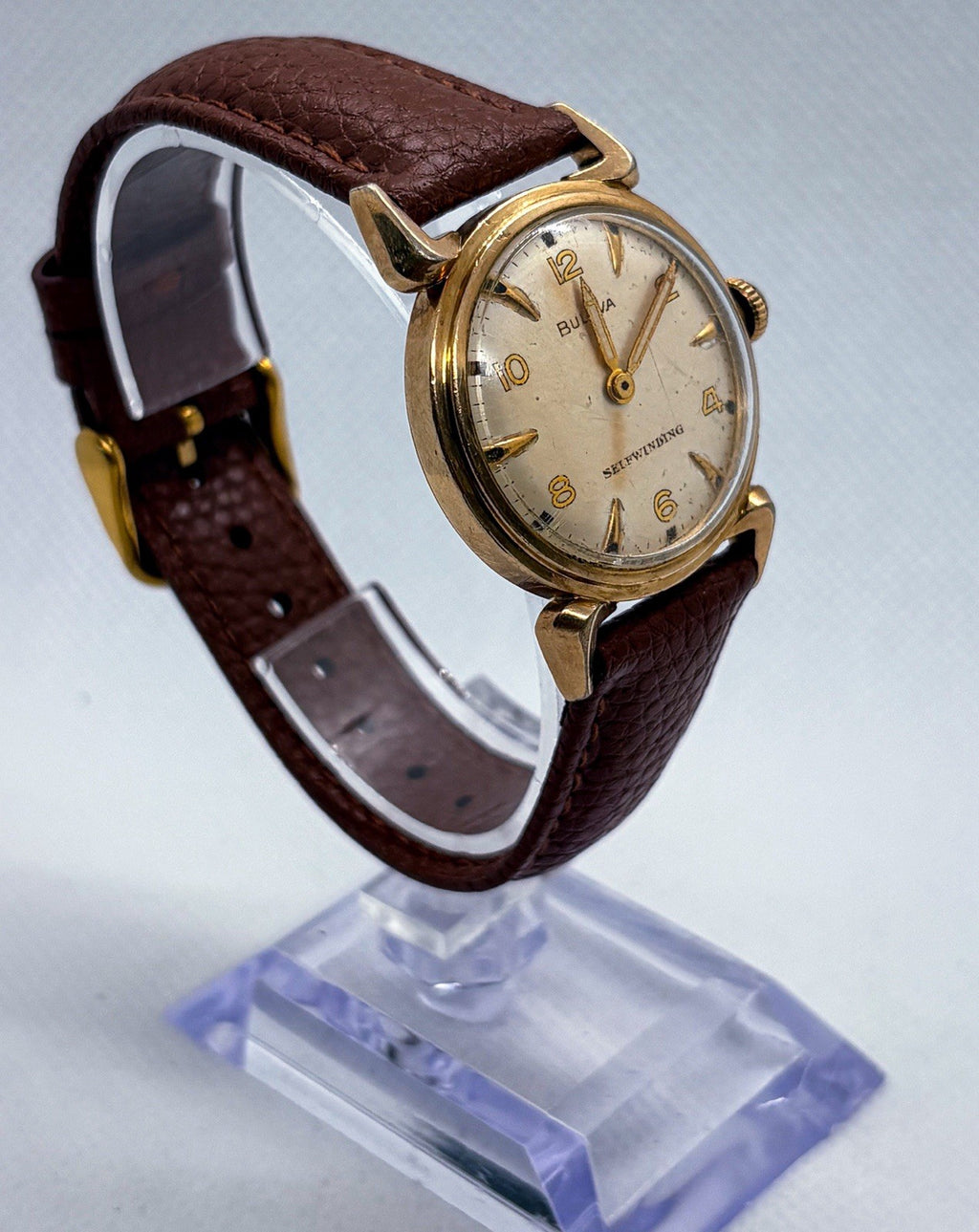 Vintage 1955 Bulova Automatic Watch 17J 9ARC Self Winding L5 Running Watertite