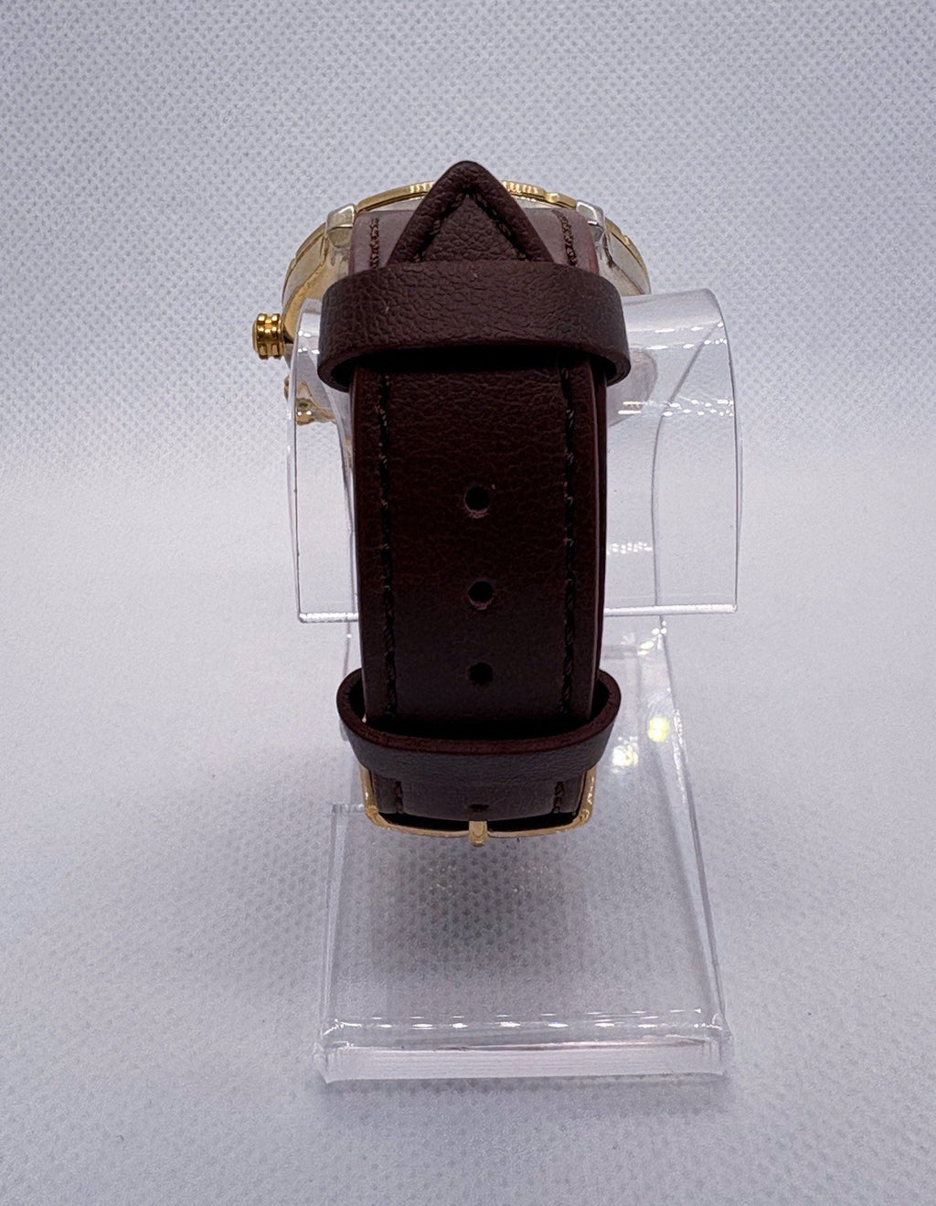 Vintage Timex Reef Gear Indiglo Turn & Pull Alarm Watch Date Gold Tone 092743