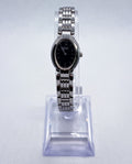 Citizen Eco-Drive Ladies Watch Stainless Steel Black Oval Dial B023-S019117