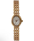 Ladies Elgin Rose Gold Tone Watch Mother Of Pearl 22mm Diamond Markers EG170030