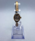 Vintage 1960s Waltham Ladies Cocktail Watch 17 Jewel Manual Wind 17mm Gold Tone