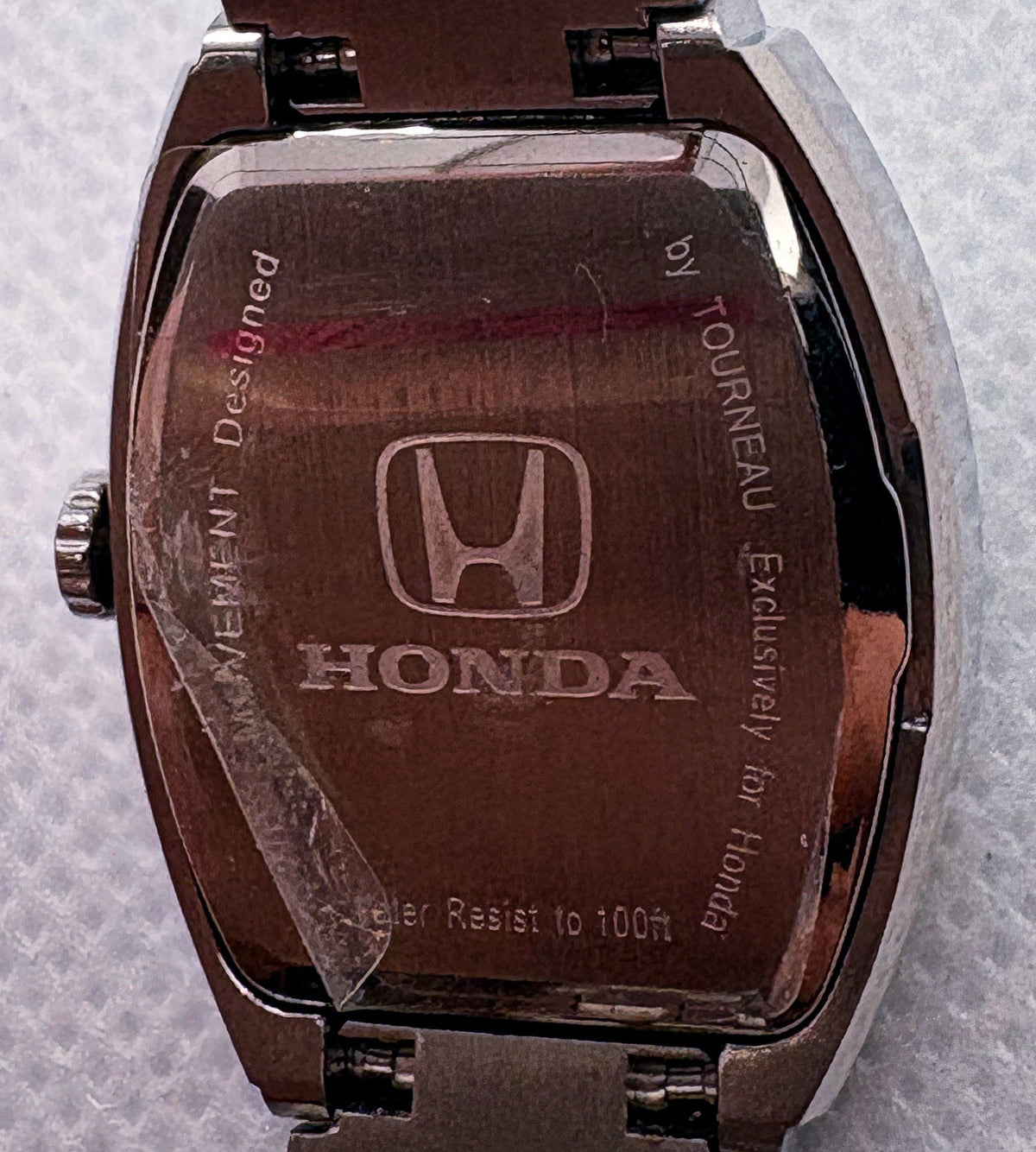Rare Vintage Tourneau Exclusively for Honda Swiss Quartz Tonneau Men’s Watch