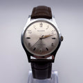 Vintage Belforte Series 9045 Mechanical Manual Wind Mens Field Dress Watch