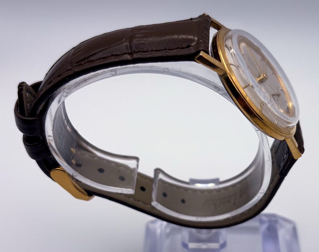 Vintage Guildcraft by Gruen 17 Jewels Mechanical Manual Wind Dress Mens Watch
