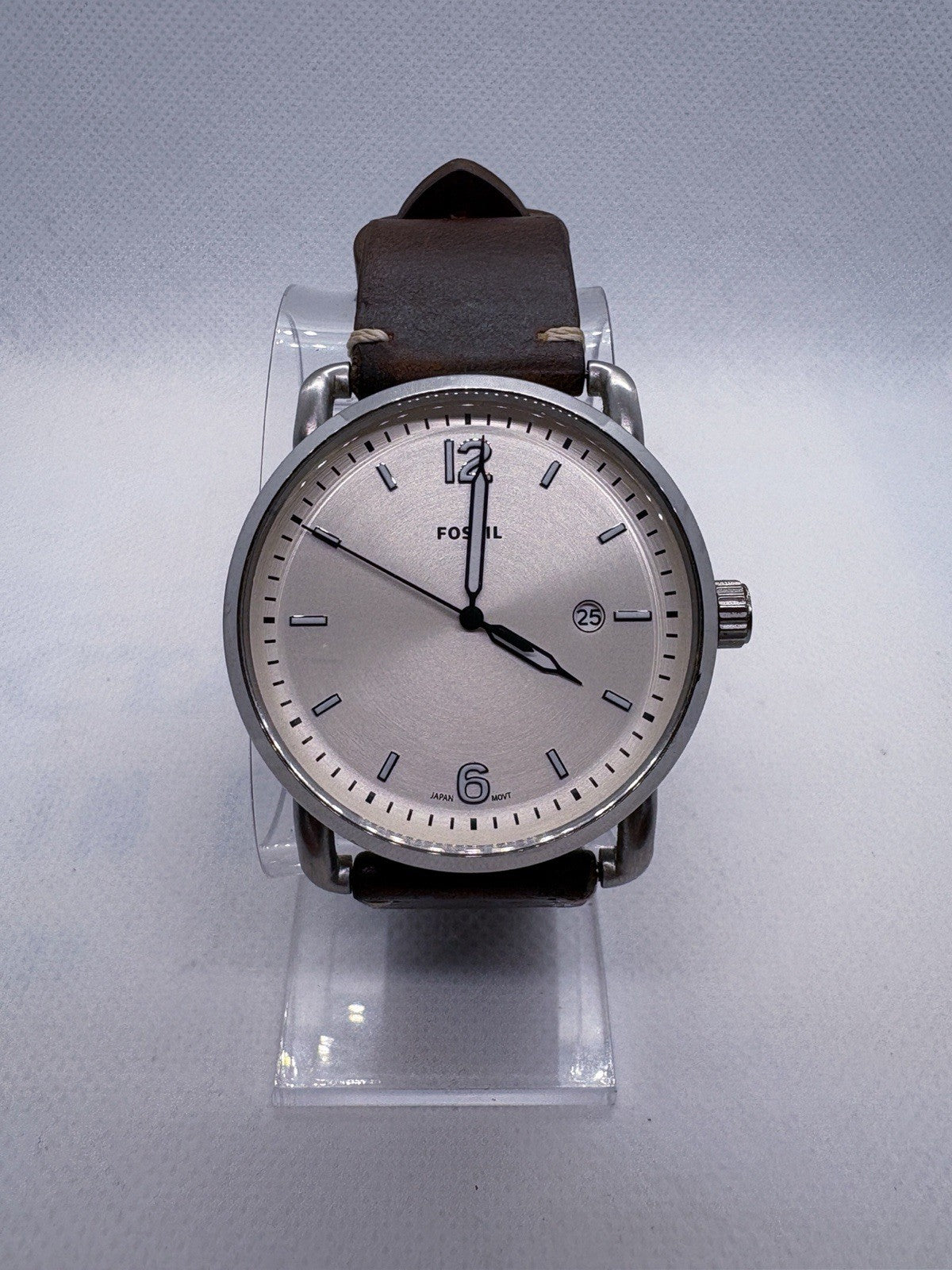 Fossil Commuter Brown Leather Strap Men's Watch 42mm - FS5275 W/ Extra Strap