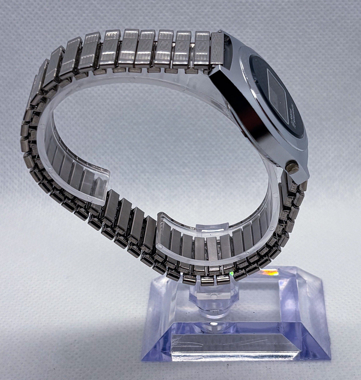 Vintage 1970s National Semiconductor LCD Digital Watch 107925 WA - New Battery