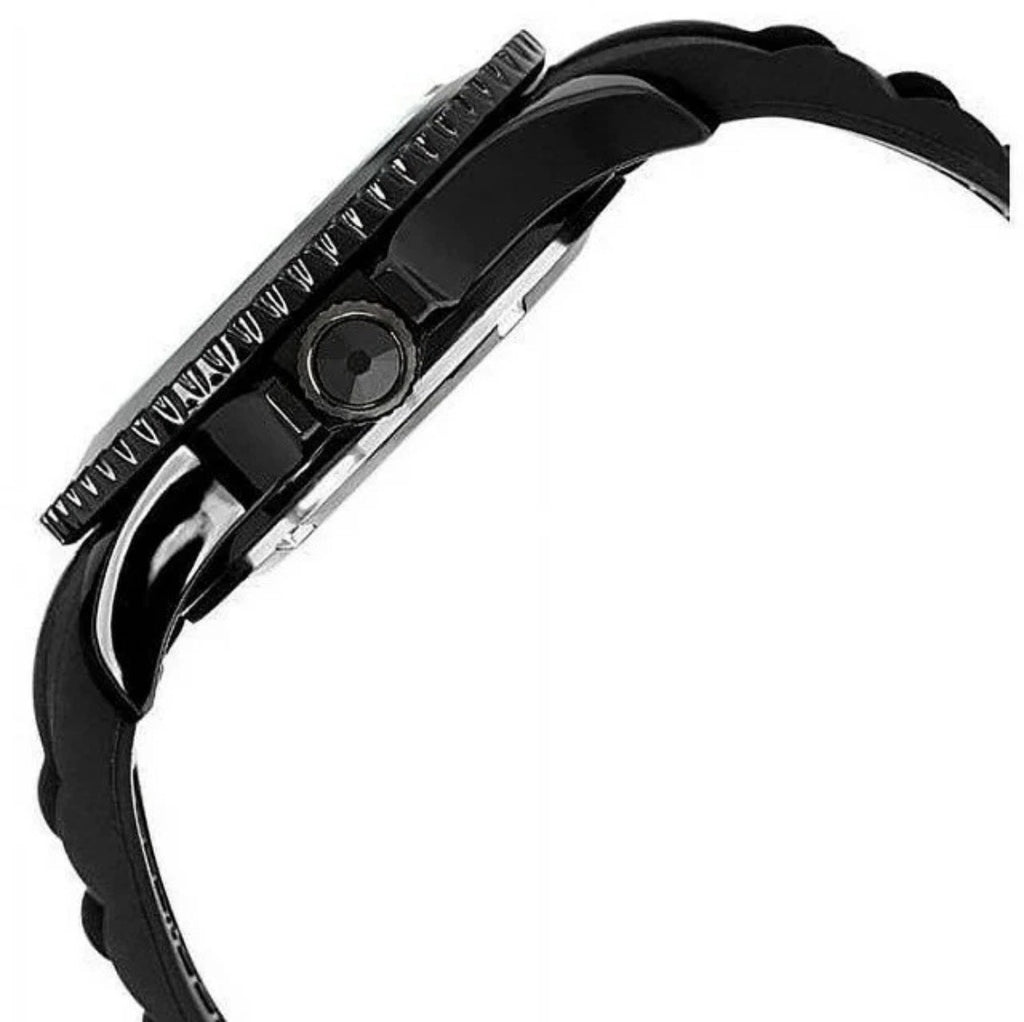 Ice Watch Unisex Ice Love Black Dial Black Silicone Watch  LOBKSS10 Swarovski
