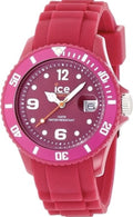 Ice Watch Sili Forever Wristwatch Red Date Dial Red Silicone Strap SW.CHE.B.S.12